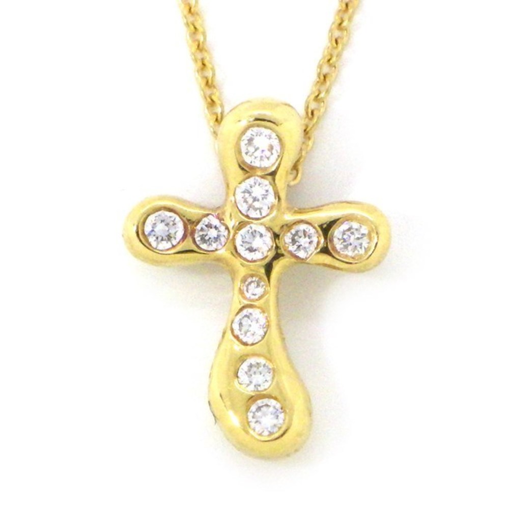 Tiffany Necklace Small Cross Diamond